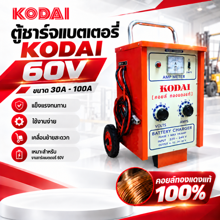 ตู้ชาร์จ KODAI 60V8
